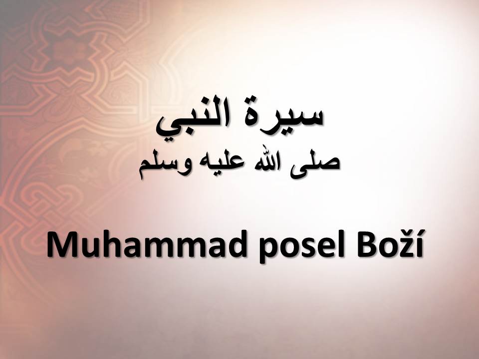 Muhammad posel Boží